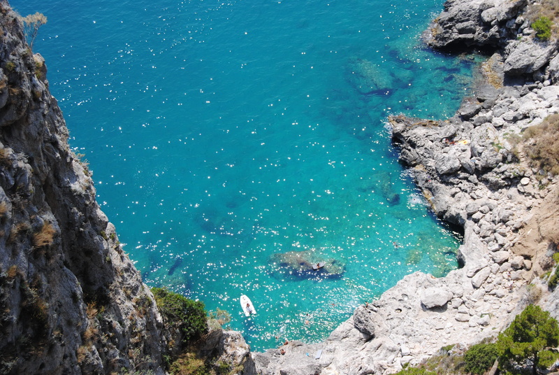 idyllic, land, day, capri, tranquil scene, Beach, aerial, turquoise colored, water, rock - object, photo, high angle view, solid, blue, Capri, rock, nature