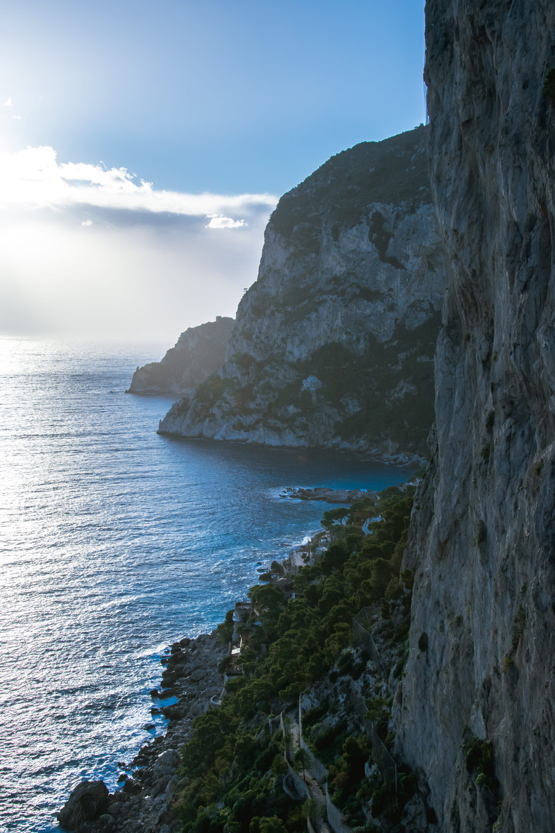 formation, tranquil scene, no people, 5K, nature, beauty in nature, trees, italy, scenics - nature, horizon, island, sky, rock - object, water, rocks