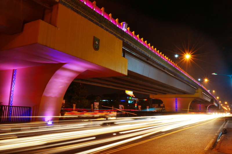 urban, multiple lane highway, night city, street light, long exposure, cityscape, outdoors, no people, flyover, street, travelling, photography, built structure