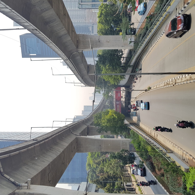 jalan, 2K, city, tollroad, flyover, nature, building exterior, structure, incidental people, bridge - man made structure, high angle view, elevated road