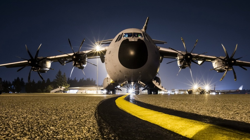 Aircraft, Warplane, Transport Aircraft, 1080P, Airbus A400M, Military Transport Aircraft