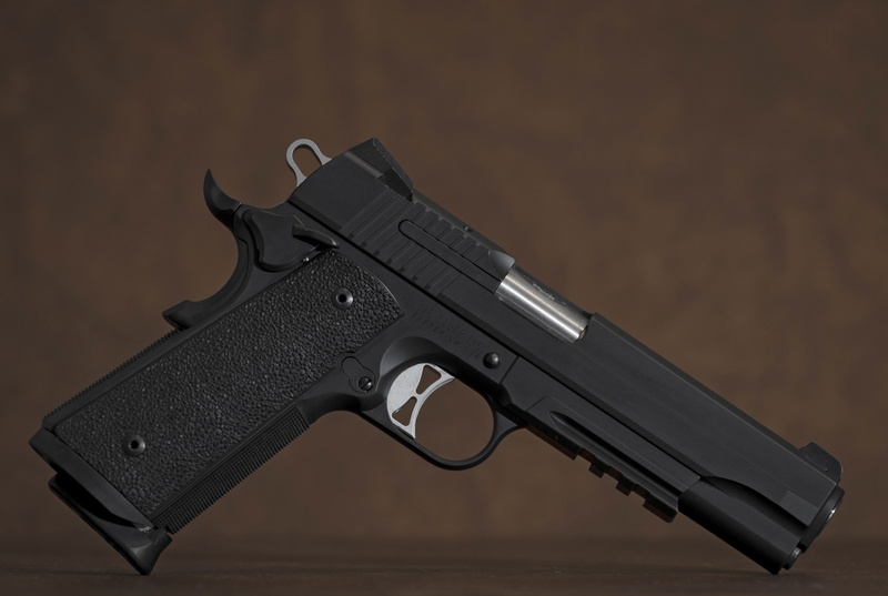 4K, background, Tacops 1911, gun, Sig Sauer