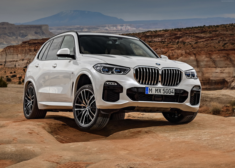 rock, 4K, land vehicle, road, BMW X5, stationary, outdoors, mode of transportation, SUV, mountain, 2019 Cars, desert, day, non-urban scene, car, 4K, nature