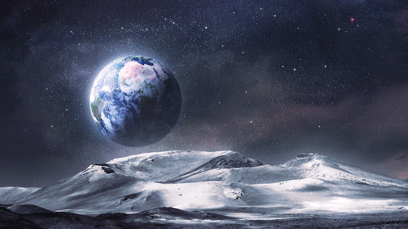 Space, View, Earth, 1080P, Planet
