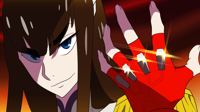 close-up, wall - building feature, creativity, art and craft, illuminated, Kill la Kill, 4K, no people, representation, multi colored, nature, Kiryuin Satsuki