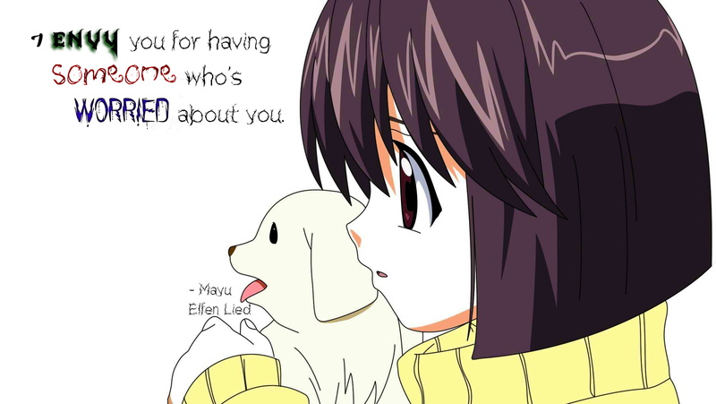 Elfen Lied, quote, Mayu, 1080P