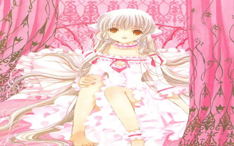representation, art and craft, innocence, Chobits, doll, still life, toy, indoors, close-up, people, floral pattern, childhood, female likeness, Chii, 720P