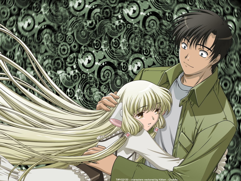 Chobits, leaf, 720P, Chii, high angle view, indoors, pattern, real people, representation, lifestyles, plant part, women, art and craft, young adult, people