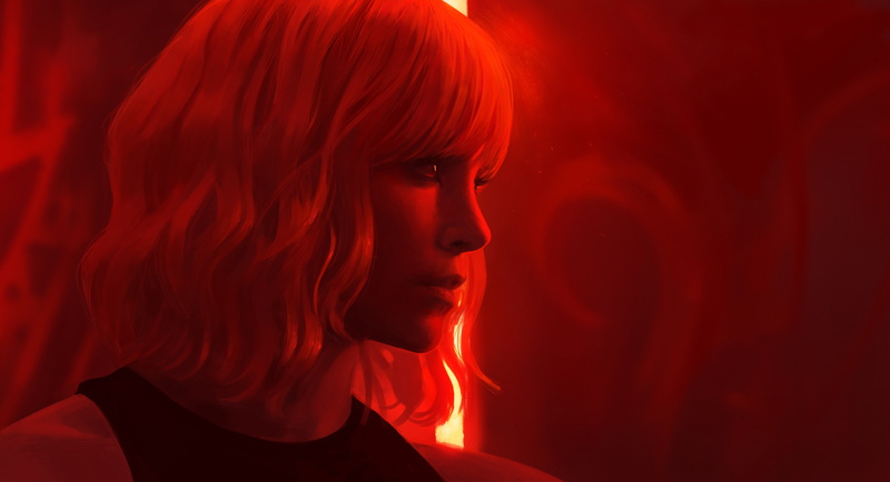 charlize, 5K, theron, atomic, blonde