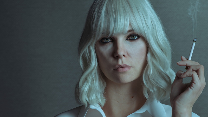 Movie, Charlize Theron, Atomic Blonde, 1080P