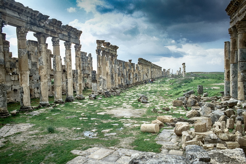 no people, outdoors, old ruin, nature, blue, history, architecture, deterioration, ruins, built structure, ruined, travel destinations, architectural column