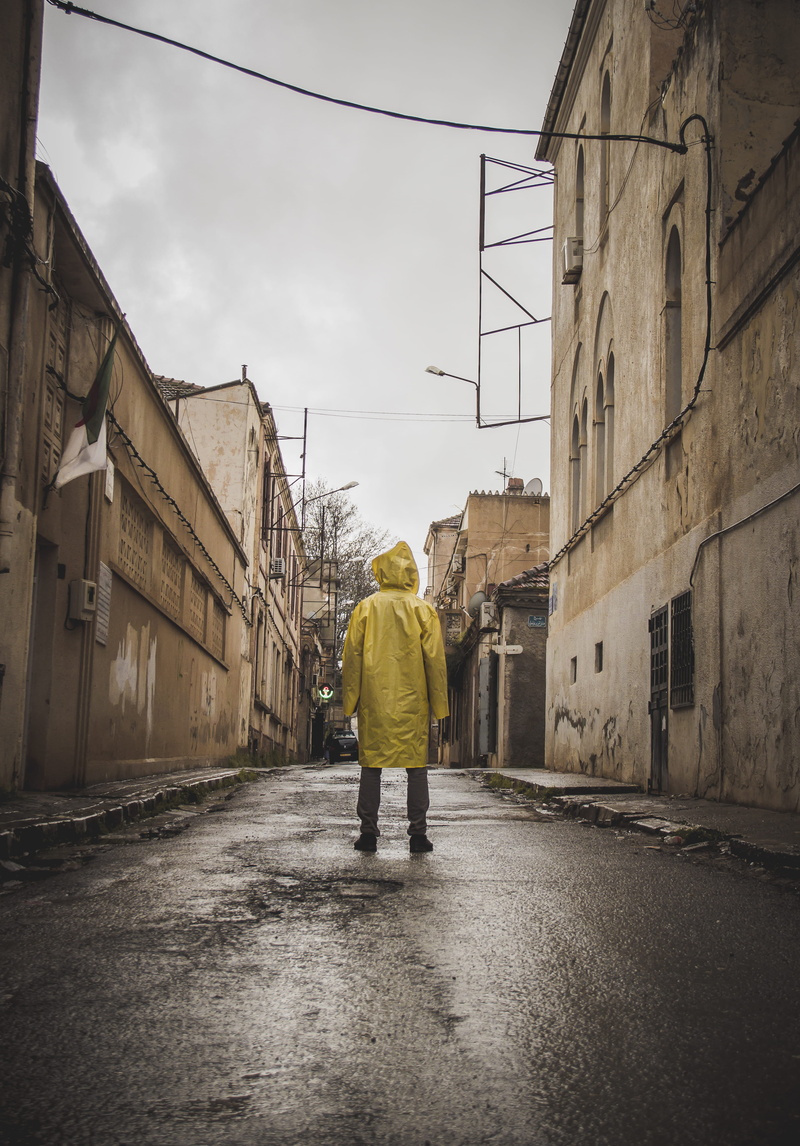 the way forward, scary, sky, dark serie, serie poster, it, street, outdoors, old street, scary portrait, portrait, nature, building, built structure, city