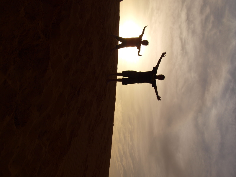 flying, mid-air, father, on the move, directly below, outdoors, son, silhouette, niamey urban community, cloud - sky, sky, sillhouette, airplane, transportation