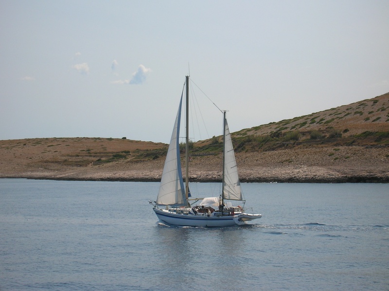 bay, sailboat, scenics - nature, pole, mali losinj, ship, tranquil scene, croatia, tranquility, 1080P, adriatic, nature, mode of transportation, transportation