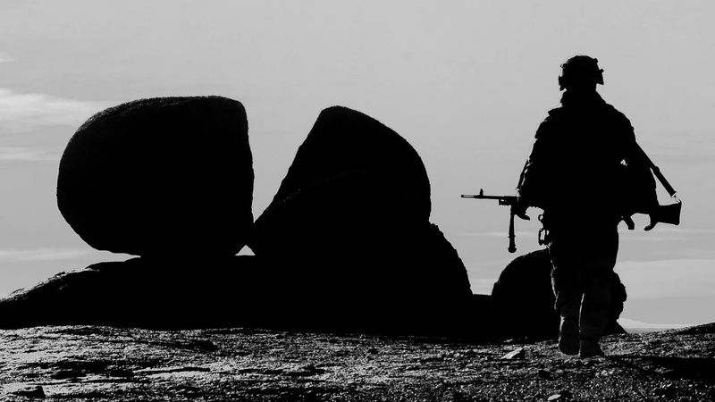 Northern Mali Conflict, full length, men, outdoors, sitting, military, standing, land, real people, Mali, lifestyles, soldier, Silhouette, 1080P, nature