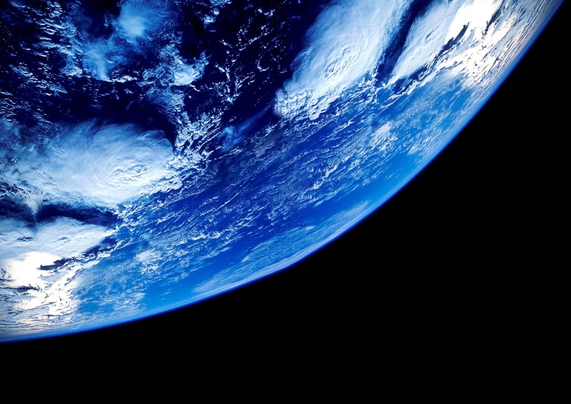 dark, orbit, exploration, sky, night, sea, blue, 4K, backgrounds, nature, cloud - Sky, planet earth, space exploration, black Color, star - Space, meteorology