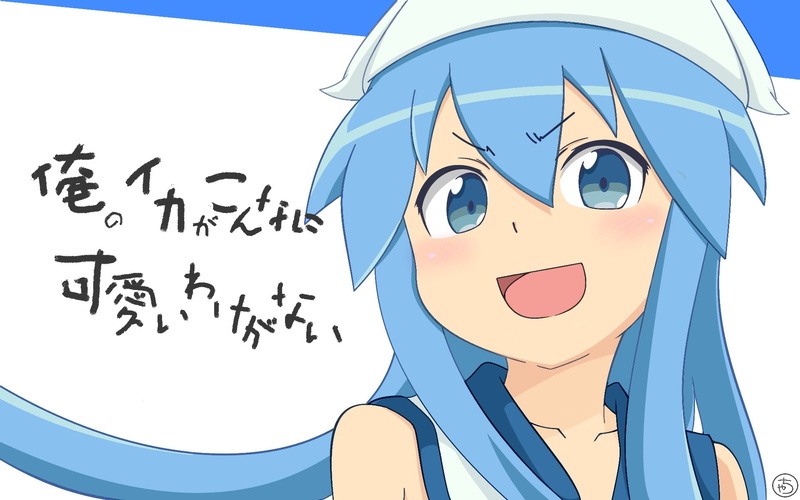 Ika Musume, close-up, board, Shinryaku! Ika Musume, 1080P, script, connection, adult, people, learning, education, anime girls, non-western script, communication
