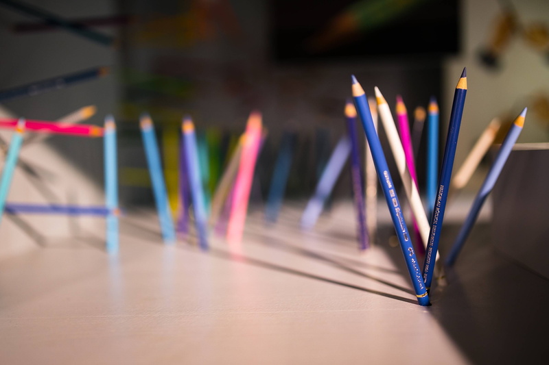 walls, multi Colored, 2K, floors, Pencils, close-up, choice, selective focus, colored pencil, variation, installation, art, crayon, still life, colourful