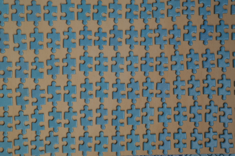 nature, conformity, high angle view, share, puzzle parts, backdrop, abundance, material, pattern, textured, built structure, barrier, fence, no people
