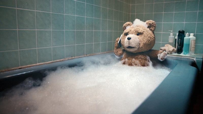 2K, comedy, ted, bath, bear, funny, taking
