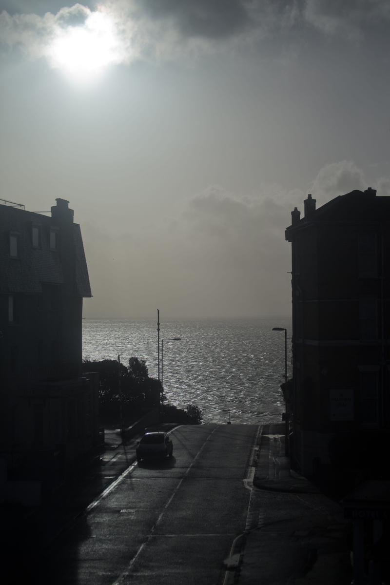 horizon, Dorset, horizon over water, nature, architecture, sky, 5K, Road, transportation, building exterior, Back Street, cloud - sky, built structure