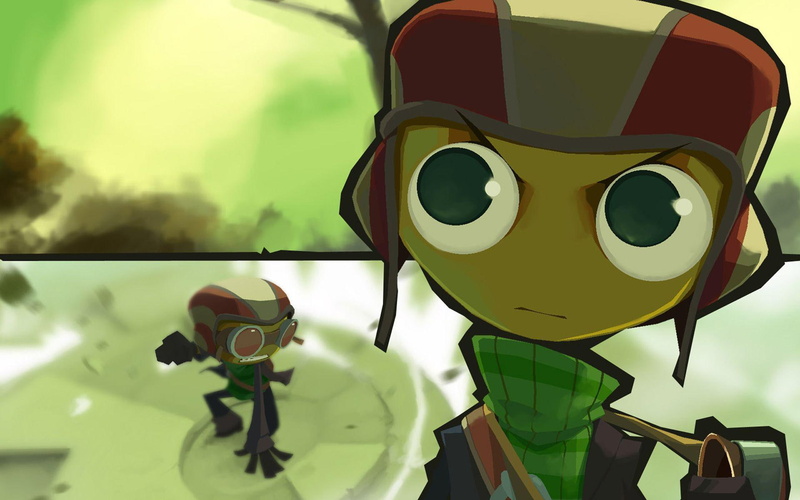 poster, psychonauts, 1920x1200, games, cartoon, 1080P, character