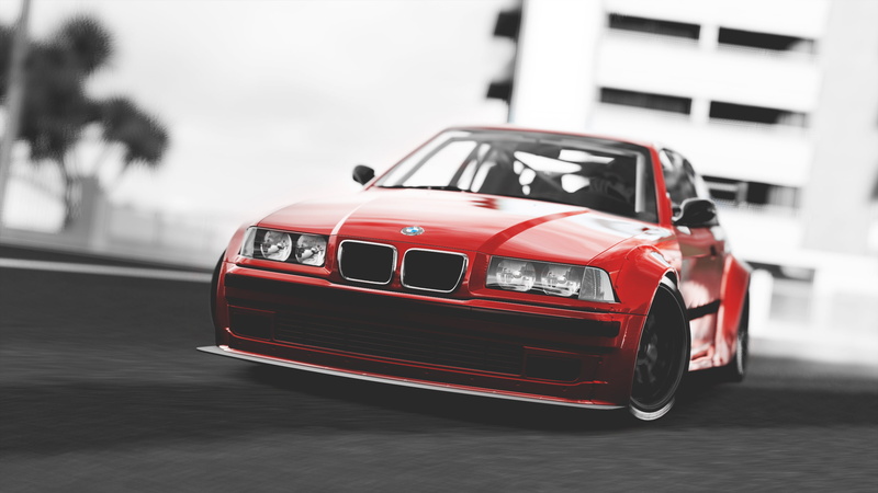 Bmw m3 e36, Drifting, BMW M3, car, Rocket Bunny, video games, Forza Games, 2K, Forza horizon 3, bmw