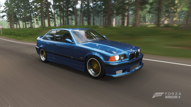 M3 e36, forest, m power, 1080P, BBS, BMW, Forza