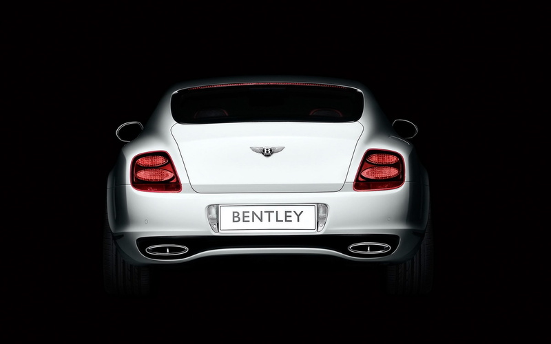 Bentley Continental White, continental, Bentley Continental, rear, 1080P, bentley, supersports