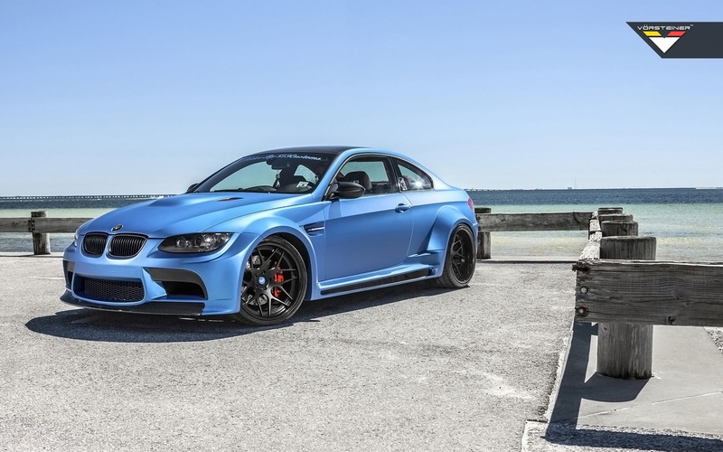 series, day, vintage car, sky, land, Vorsteiner, 1080P, sunlight, car, BMW M3 GTRS3, mode of transportation, blue, nature, no people, clear sky, sedan