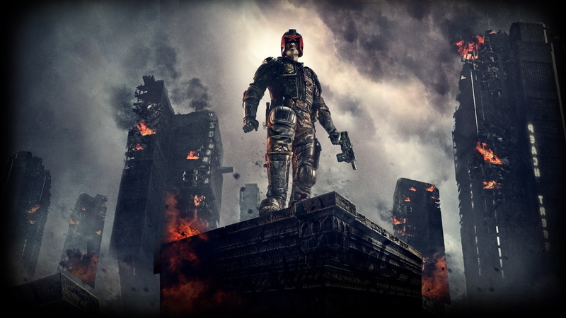 determination, military, smoke - physical structure, government, adult, people, nature, night, full length, skyscraper, building, city, sky, movies dredd judge dredd