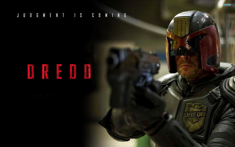 gun, action, weapon, warrior, superhero, judge, dredd, 2K, poster, armor, sci fi