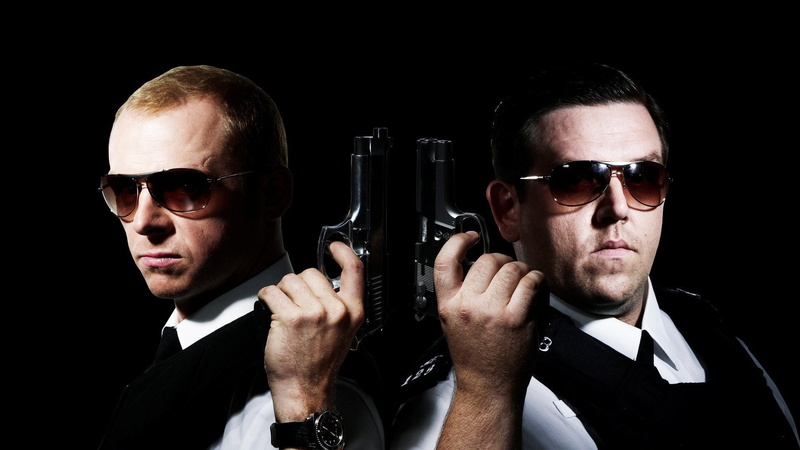 1080P, Movie, Simon Pegg, Hot Fuzz, Nick Frost