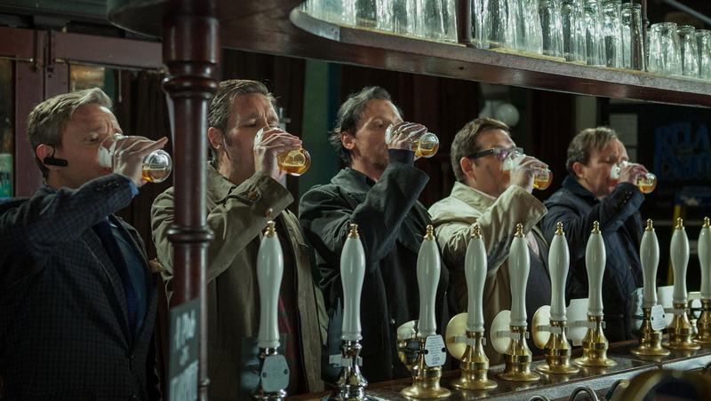 Nick Frost, Simon Pegg, The Worlds End (movie), Martin man, Paddy Considine, 1080P, Eddie Marsan