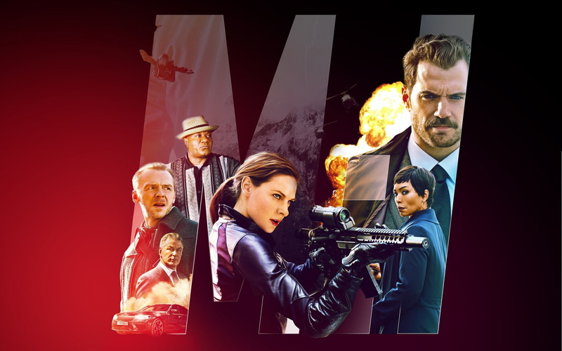 Simon Pegg, Alan Hunley, Mission: Impossible, 1080P, Ilsa Faust, Mission: Impossible - Fallout, Ethan Hunt, Luther Stickell, Rebecca Ferguson, August Walker