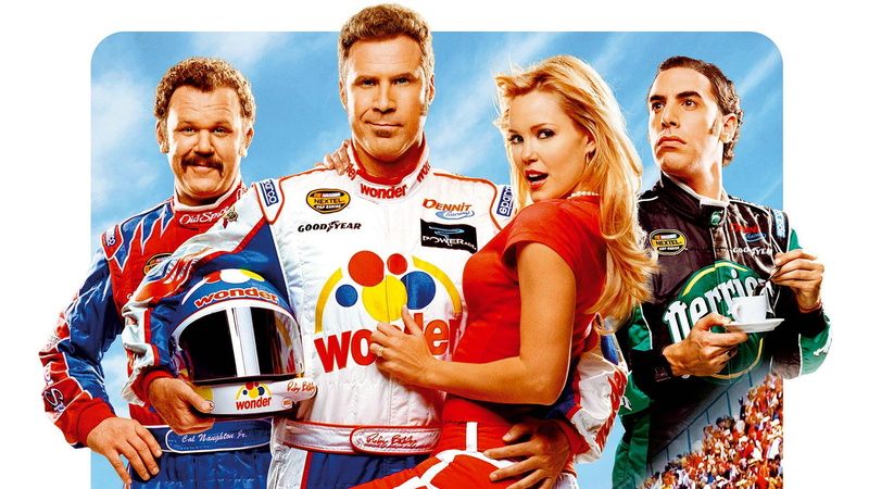 John C. Reilly, Sacha Baron Cohen, Leslie Bibb, 1080P, Movie, Will Ferrell, Talladega Nights: The Ballad of Ricky Bobby