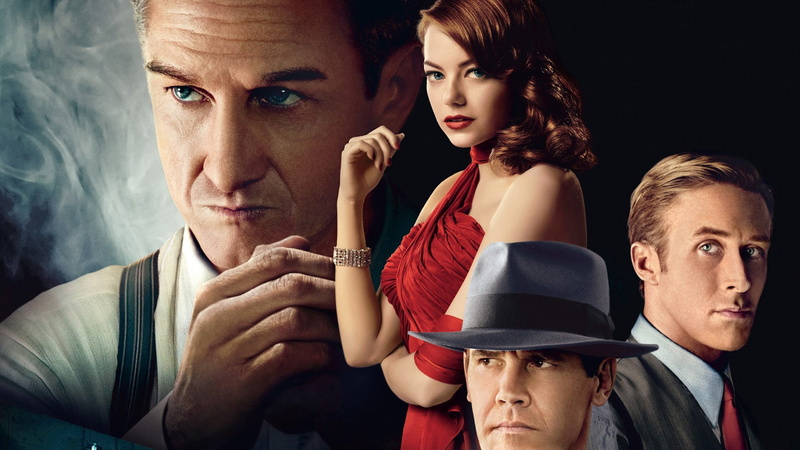 Ryan Gosling, Sean Penn, Gangster Squad, 1080P, Josh Brolin, Emma Stone, Movie