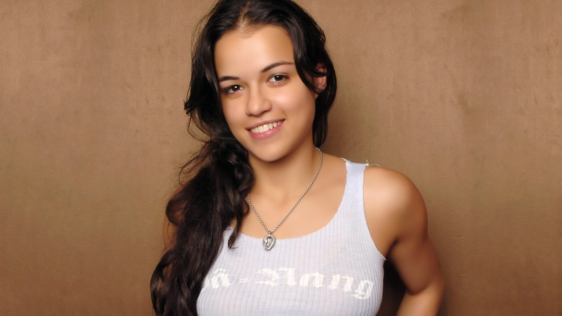 celebrity, hollywood actresses, actress, avatar, michelle, 2K, smiling, women, rodriguez