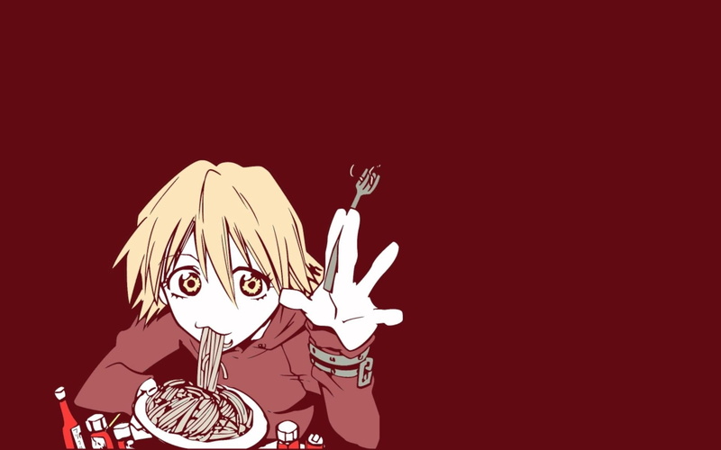 1080P, Ramen, FLCL, anime, Haruhara Haruko