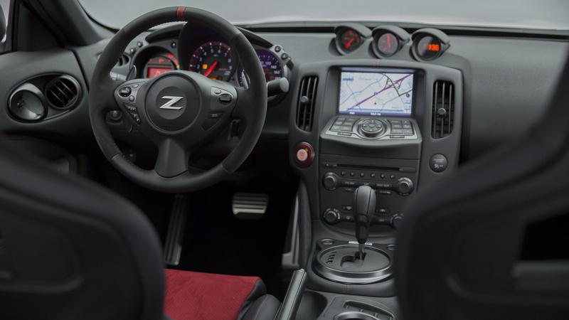 sports car, gps, vehicle, Fairlady Z, luxury cars, interior, dashboard, 5K, test drive, black, Nissan 370Z, NISMO, review, turned