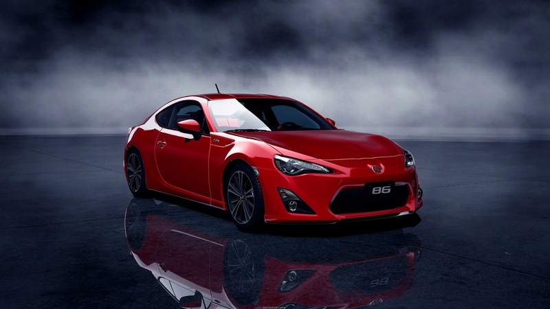 vehicle, land vehicle, car, wet, Toyota 86, reflection, no people, luxury, outdoors, toy, sports car, rain, wealth, motor vehicle, mode of transportation