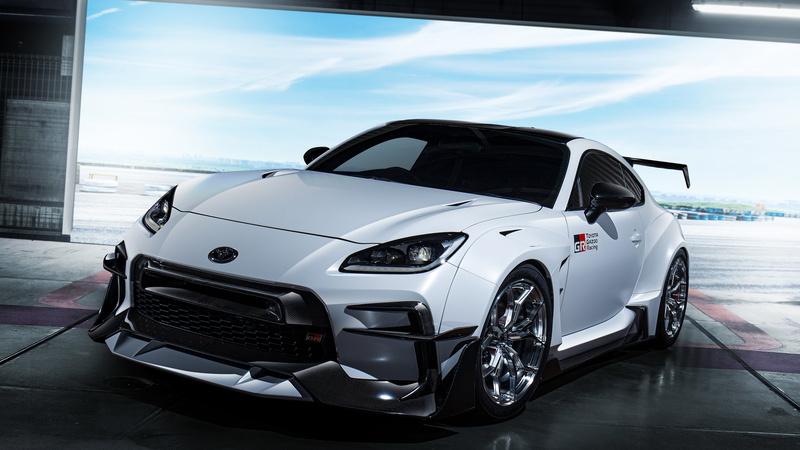 4K, Toyota, Toyota Gazoo Racing, Toyota GR 86, car, vehicle, concept car, white cars