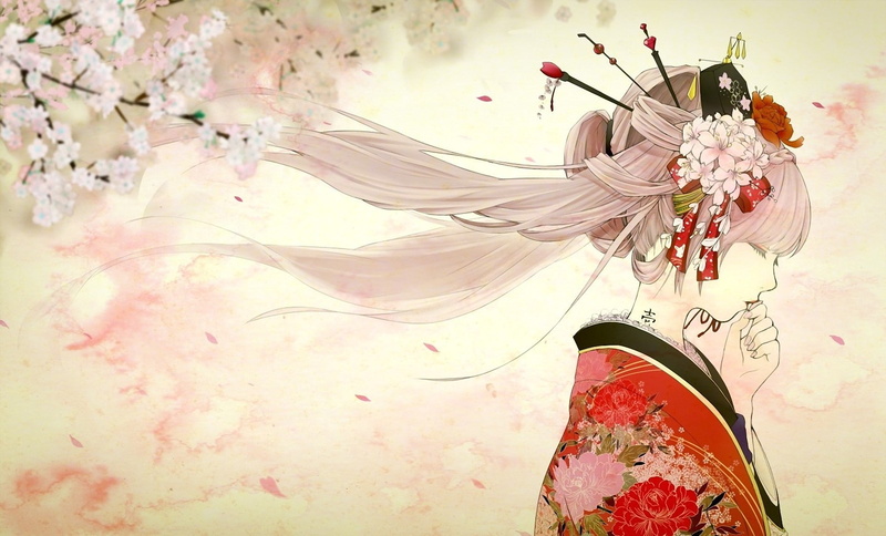 anime girls, Sakura Miku, kimono, Japanese, Vocaloid, Japanese clothes, 1080P