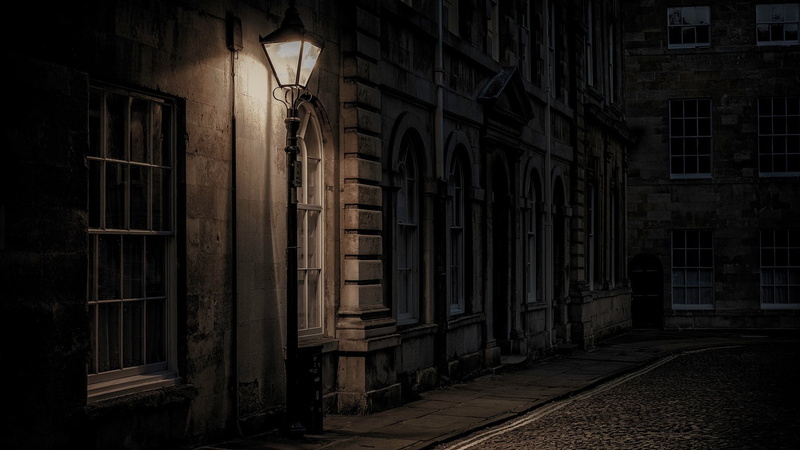 history, dark, facade, city, creepy, residential district, religion, architecture, empty, house, abandoned, the past, night, built structure, darkness