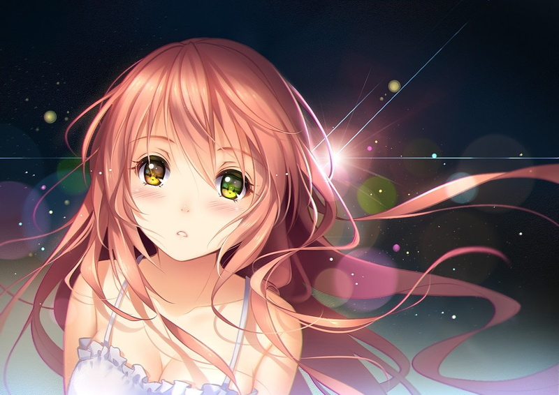 720P, Tidsean, Heterochromia, Anime Girls, Original Characters, Soft Shading, anime