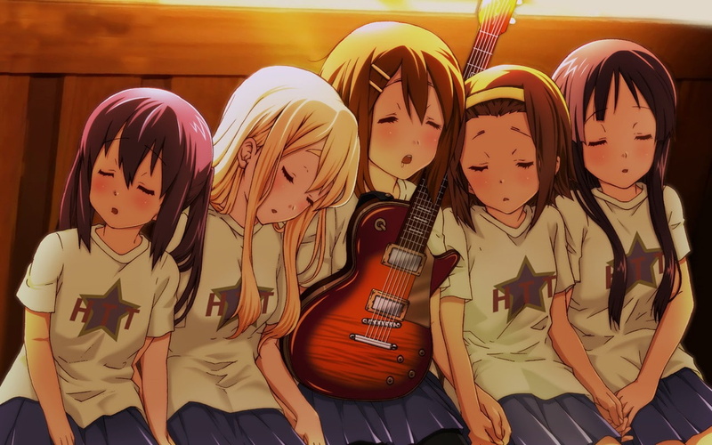 Akiyama Mio, K-ON!, 720P, Nakano Azusa, Tainaka Ritsu, Hirasawa Yui, anime girls, Kotobuki Tsumugi
