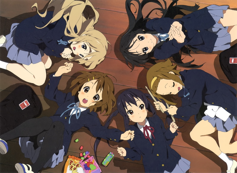 Nakano Azusa, mask, Akiyama Mio, spooky, disguise, still life, no people, female likeness, creativity, sunlight, representation, day, on the floor, Kotobuki Tsumugi