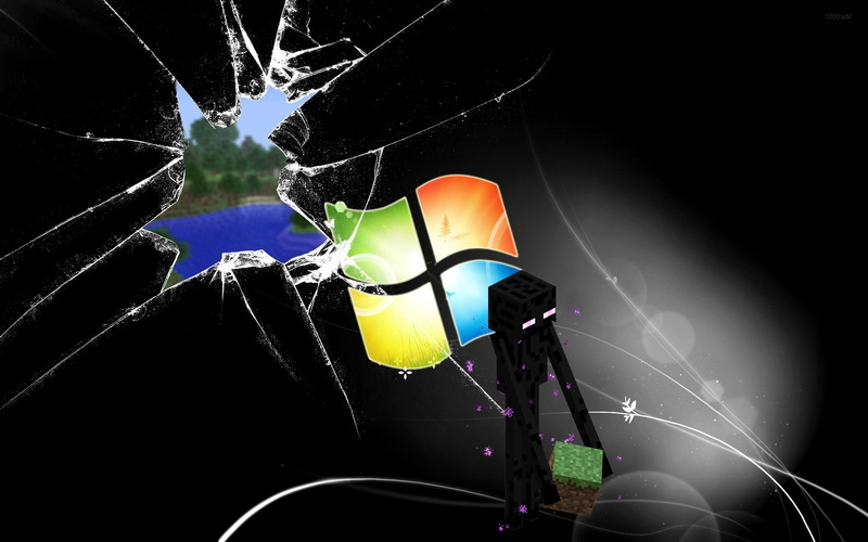 1080P, minecraft enderman window video games