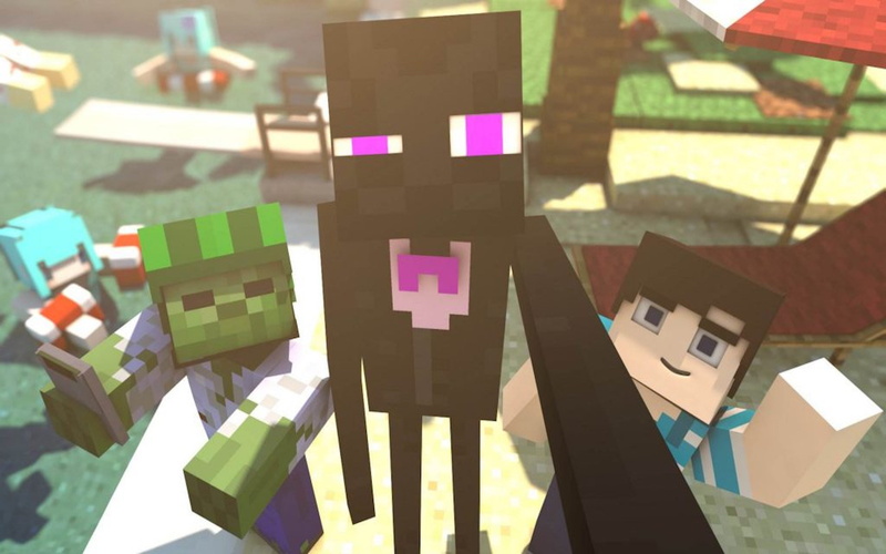 enderman, Minecraft, 2K