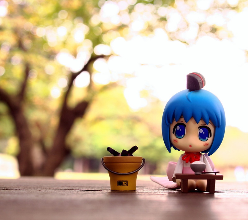 hair, piggy bank, leaf, table, art and craft, blue, nature, animal, plant, toy, small, character, finance, anime, children, figure, animals, female, tree